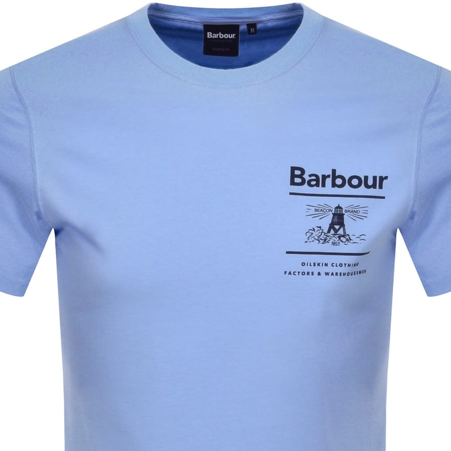 Alternative Image for ProductBarbour Chanonry T Shirt Blue2